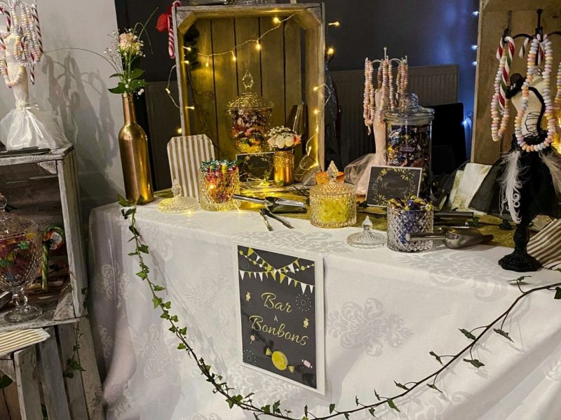 M & J-Noces d'or-candy bar 1